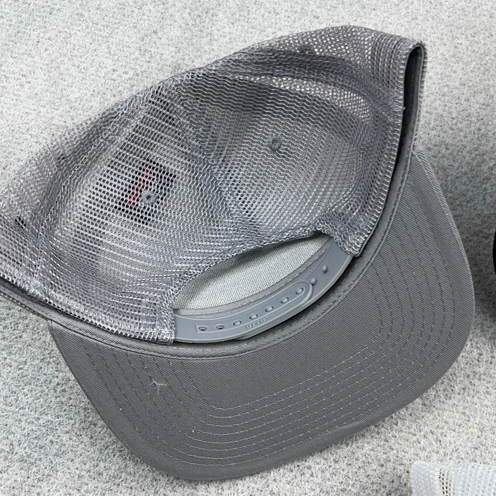 Otto Blank Trucker Hat Lot Cap Snapback Cork Front Mesh Back Retro Deadstock